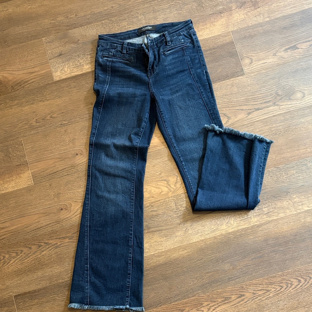 Dark Blue Women's Bootcut Jeans - Liverpool